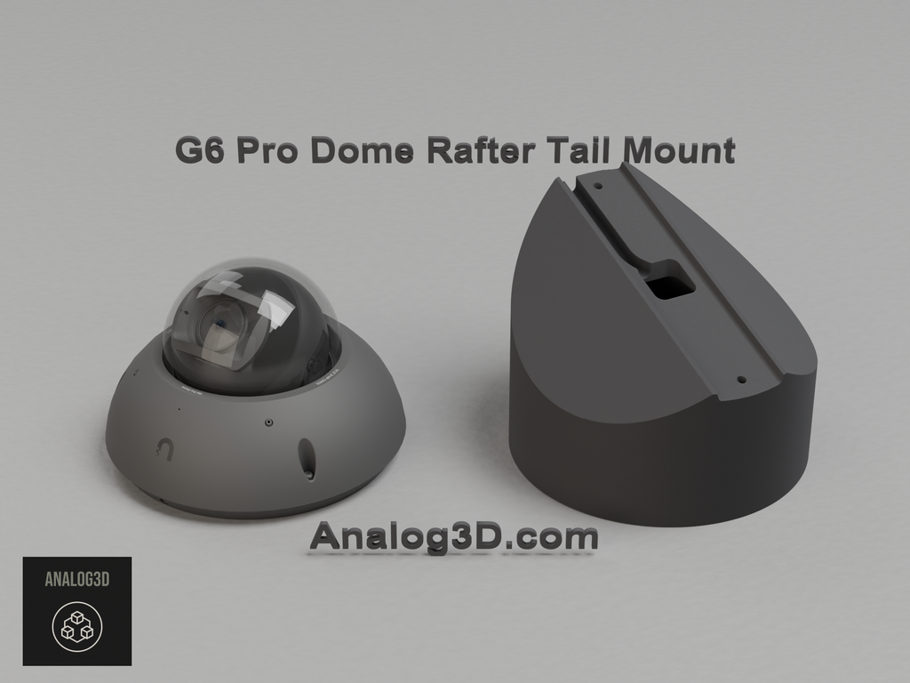 uvc-g6-pro-dome-rafter - carbon PETG product render