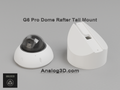 uvc-g6-pro-dome-rafter - white PETG product render