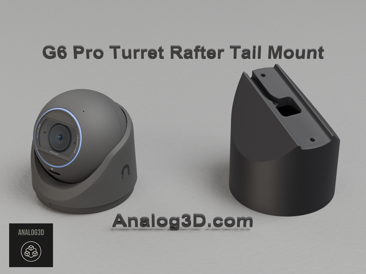 uvc-g6-pro-turret-rafter - black PETG product render