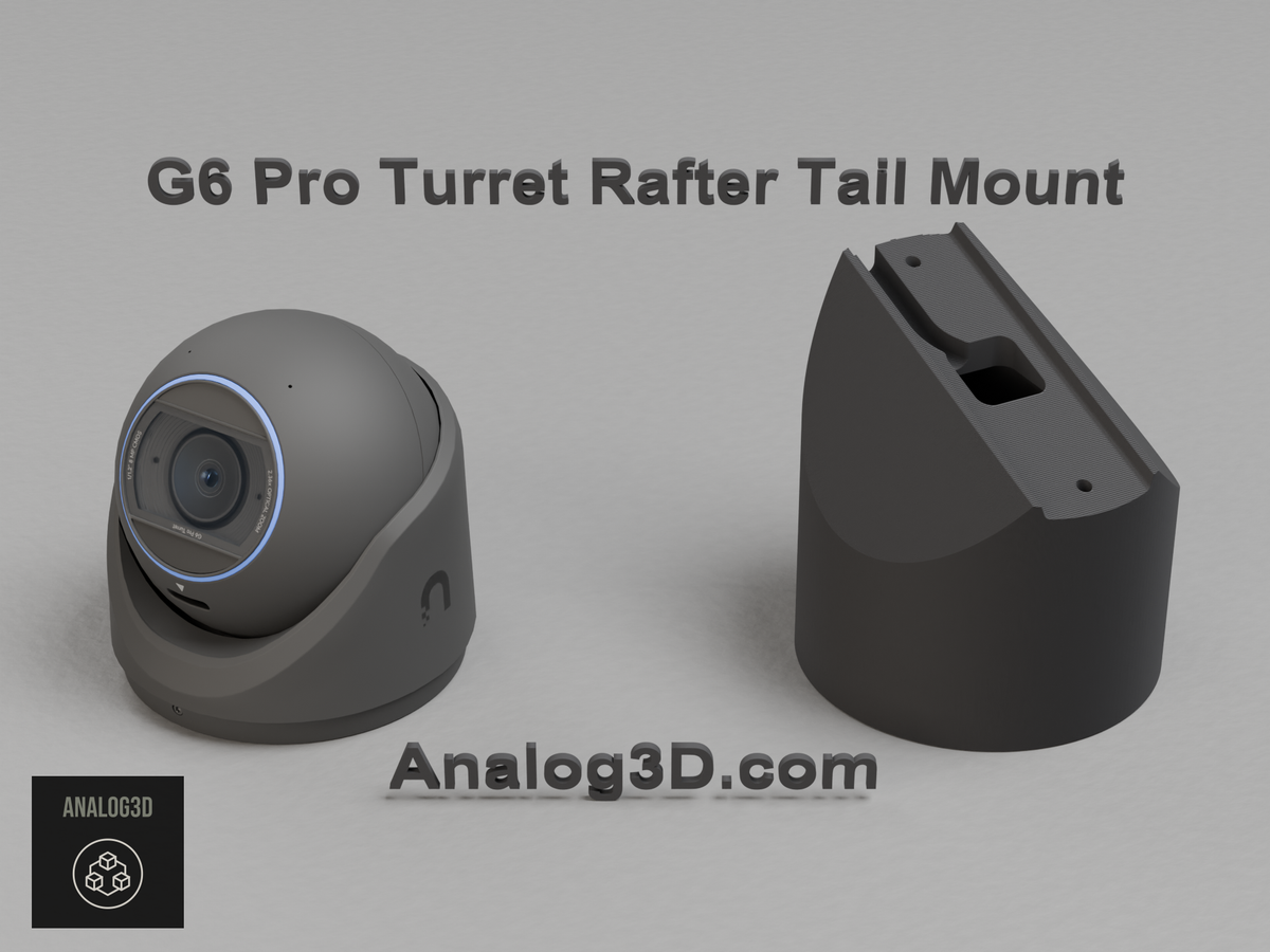 uvc-g6-pro-turret-rafter - carbon PETG product render