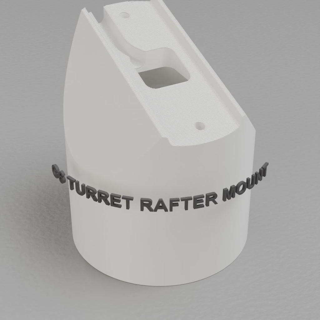 uvc-g6-turret-rafter - white PETG turntable video