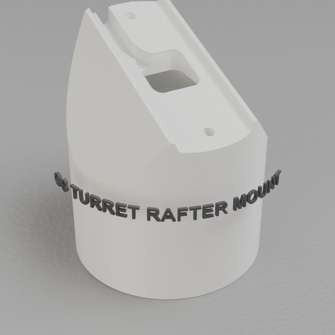 uvc-g6-turret-rafter - white PETG turntable video