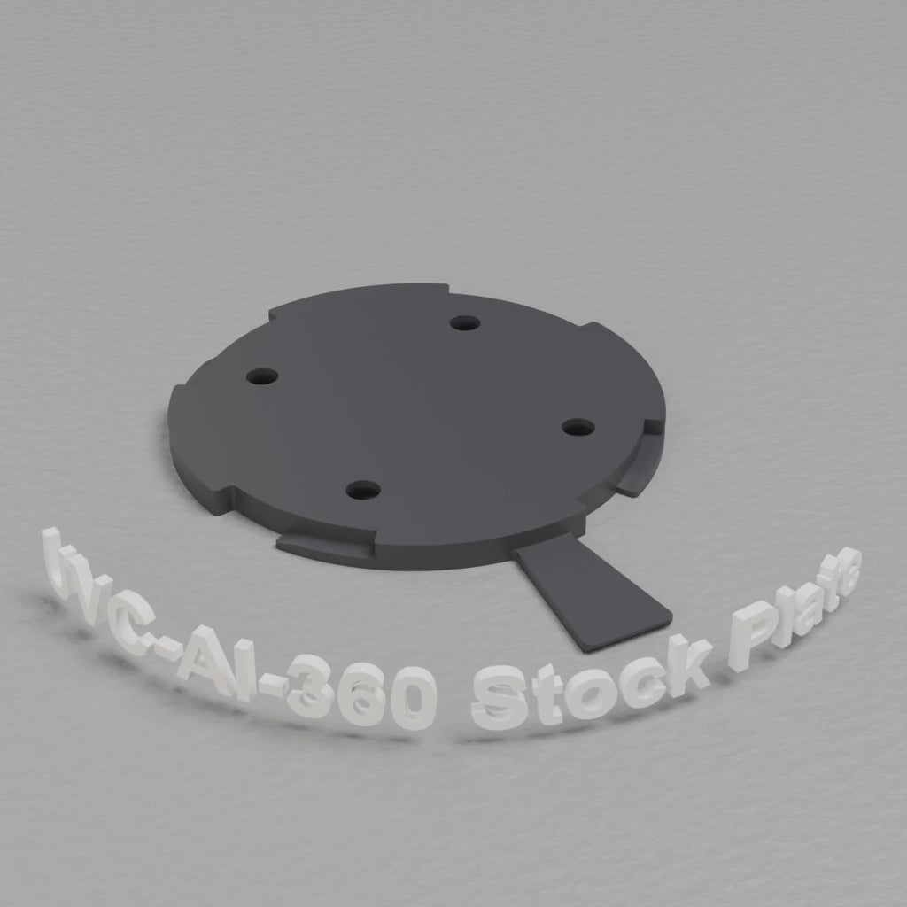 UVC-AI-360 stock mounting plate turntable