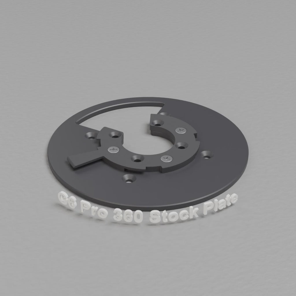 UVC-G6-Pro-360 replacement stock mounting plate turntable