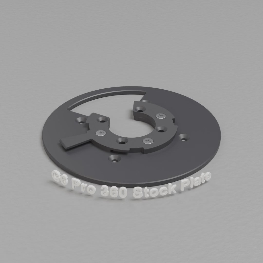 UVC-G6-Pro-360 replacement stock mounting plate turntable