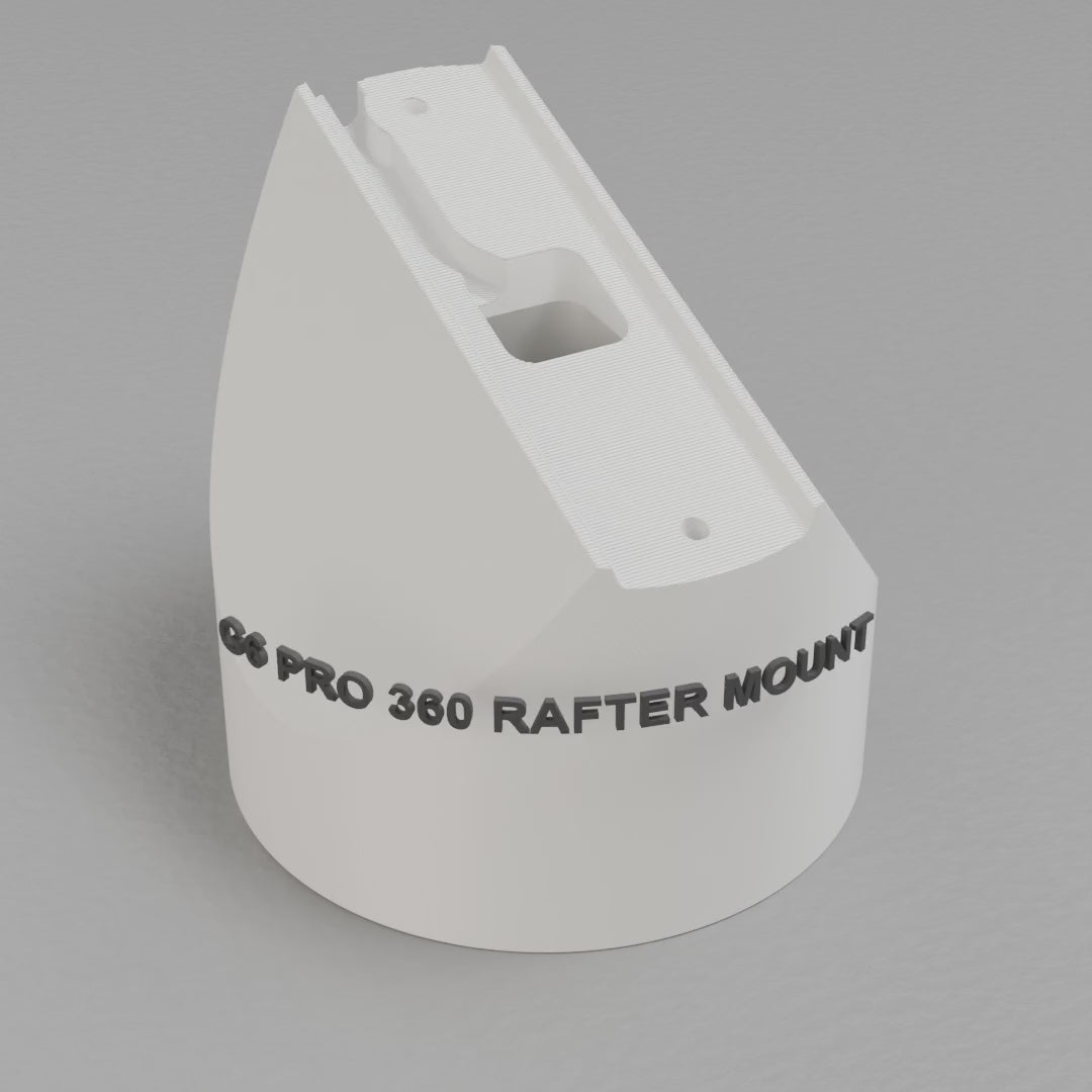 uvc-g6-pro-360-rafter - white PETG turntable video