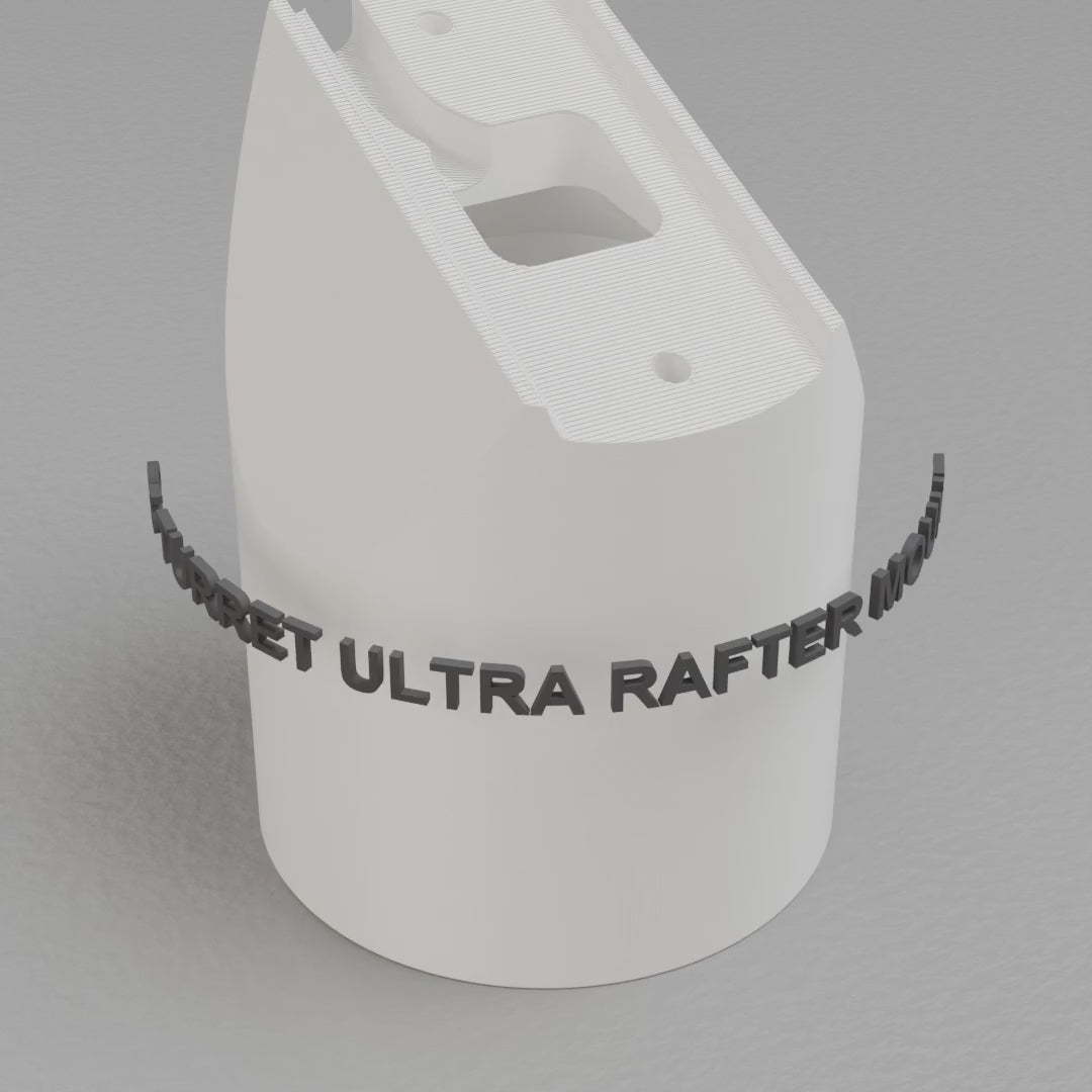 uvc-g5-turret-ultra-rafter - white PETG turntable video