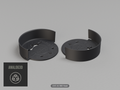 uvc-ai-360-4r-sg-hood — black PETG product render