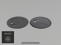 uvc-ai-360-sg-4r — black PETG product render