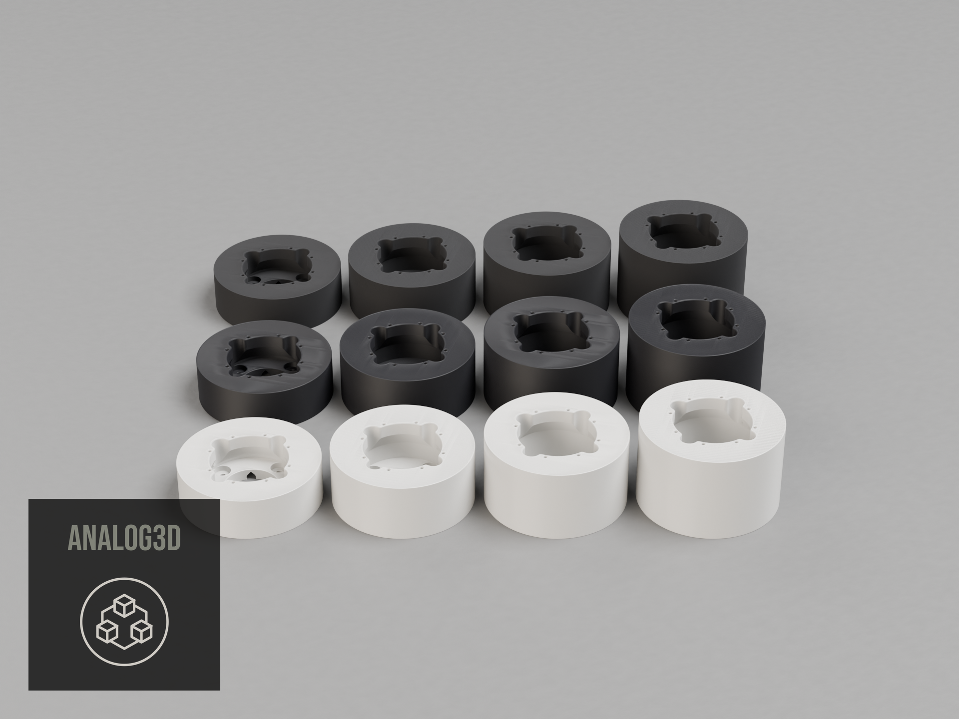 uvc-ai-dome-wall — white PETG product render