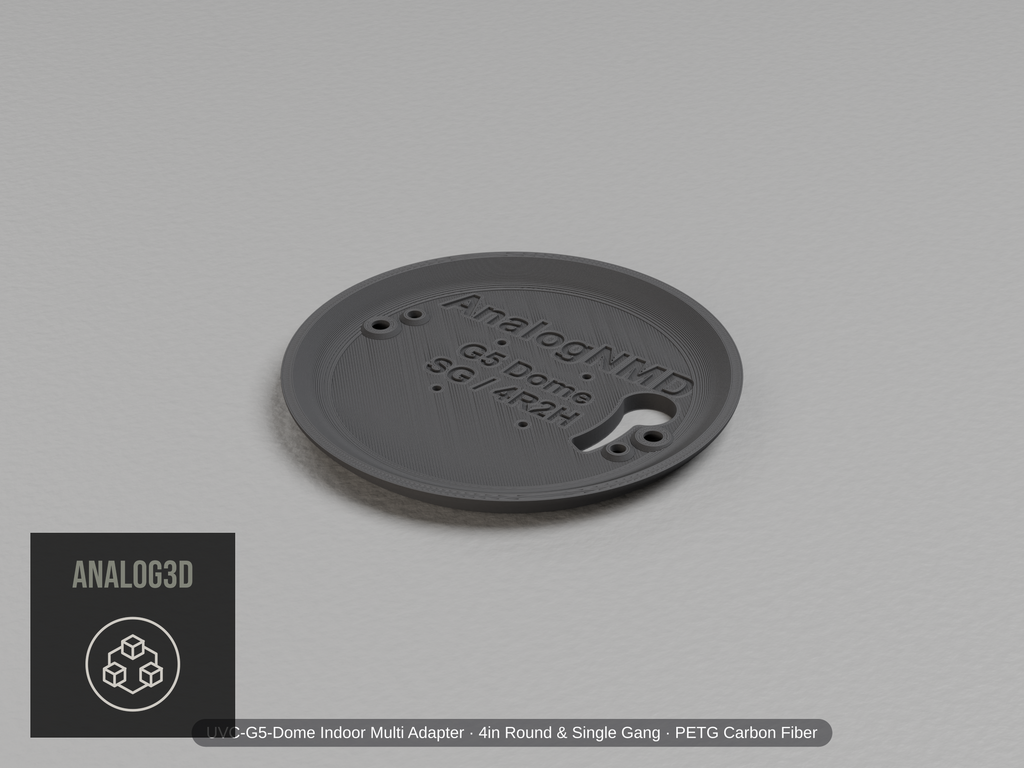 uvc-g5-dome-multi-4r-sg — carbon PETG product render