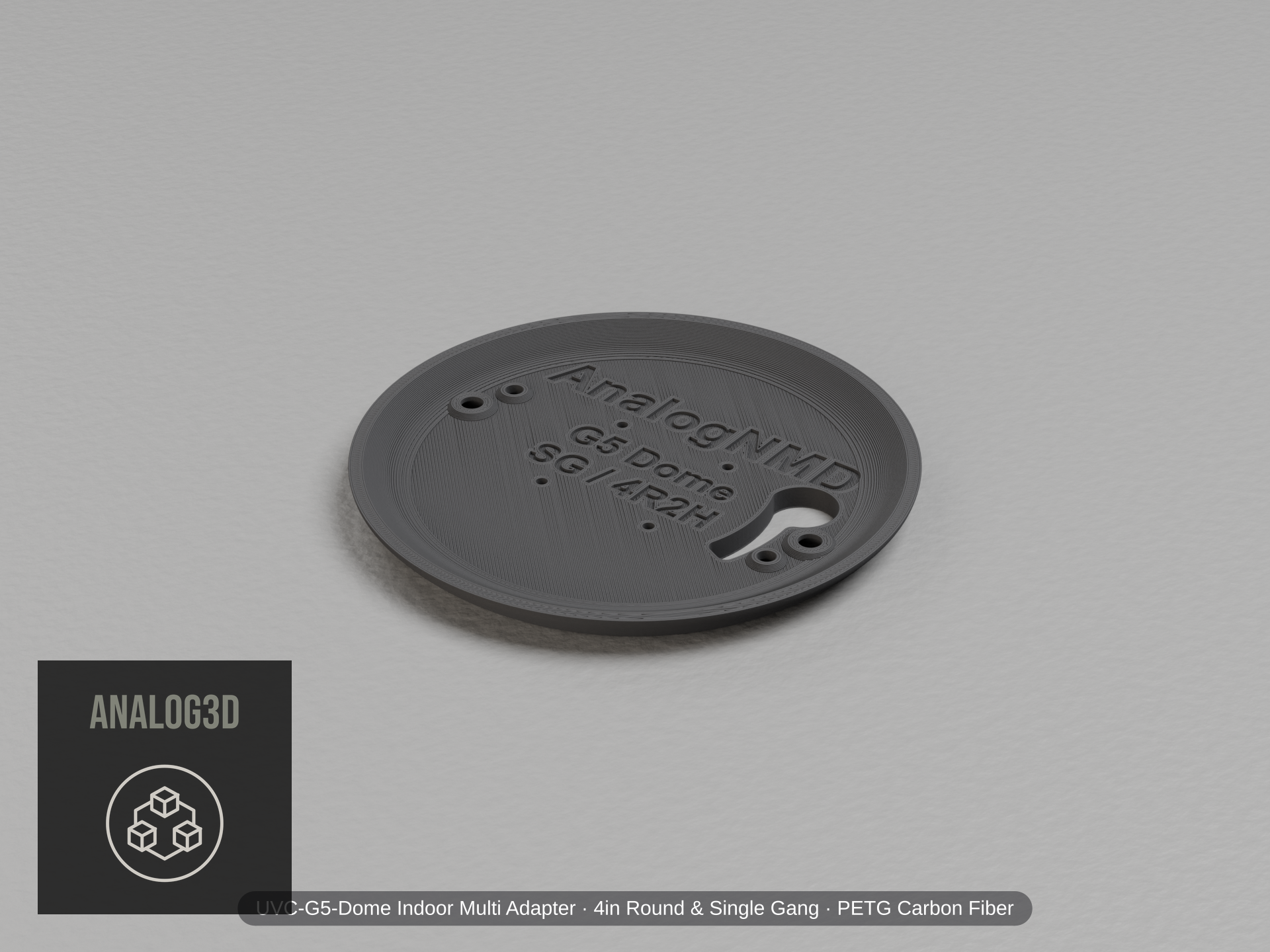 uvc-g5-dome-multi-4r-sg — carbon PETG product render