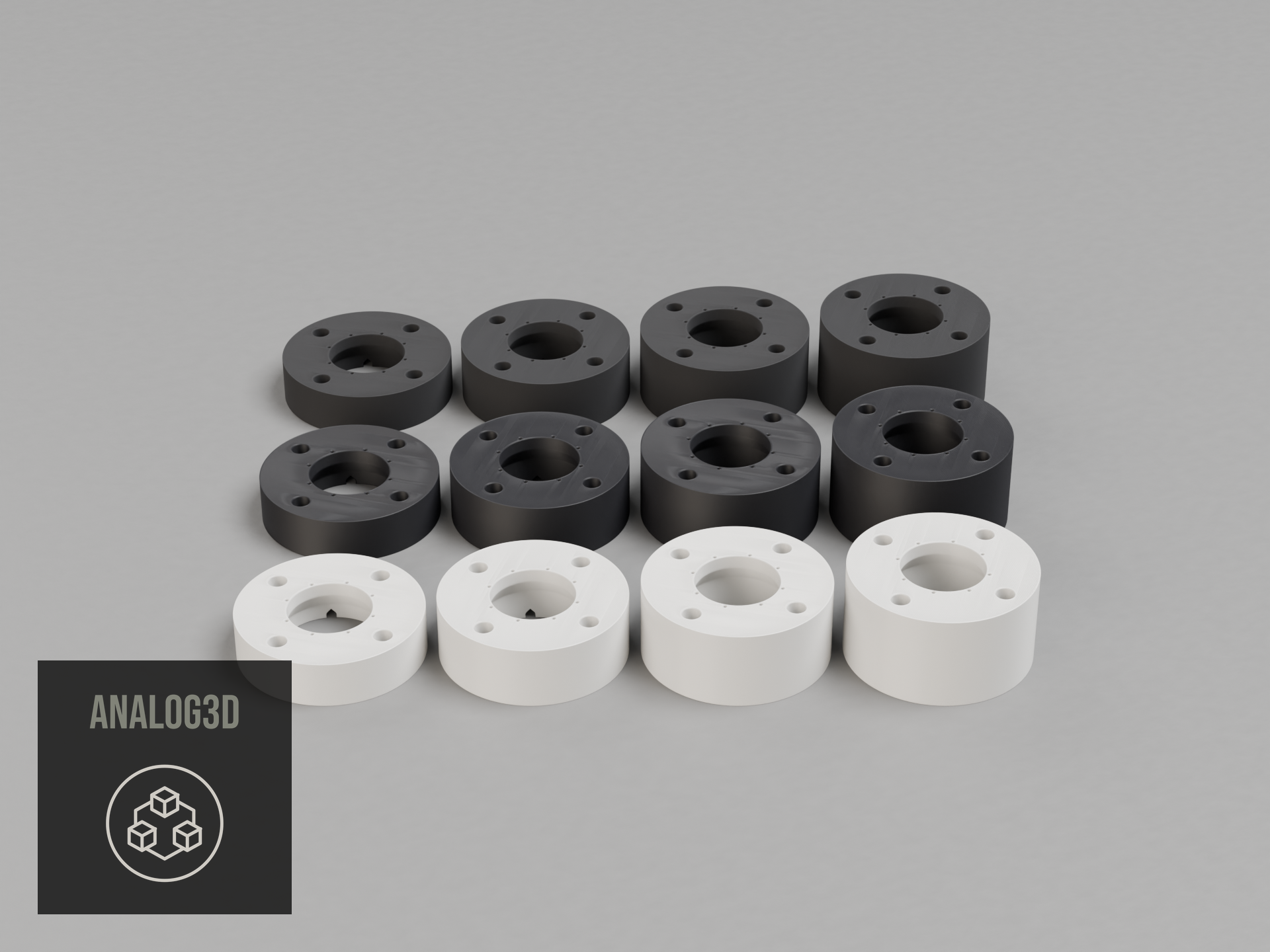 uvc-g6-dome-wall — white PETG product render