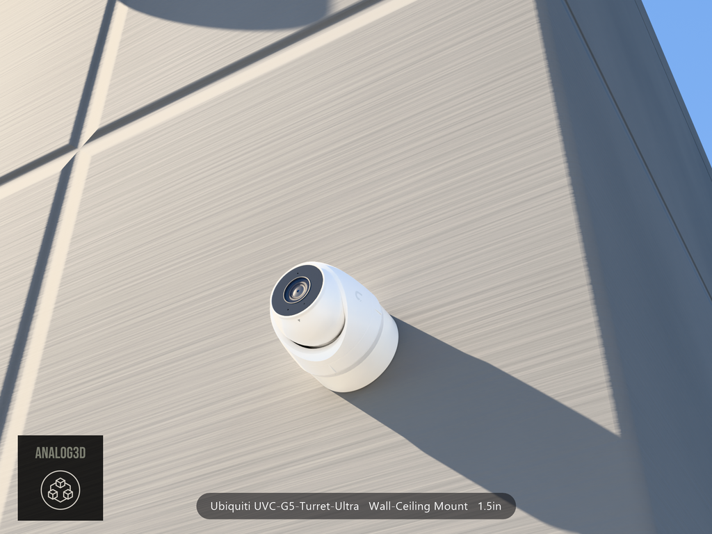 UVC-G5-Turret-Ultra wall-ceiling mount - camera on concrete (installed scene)